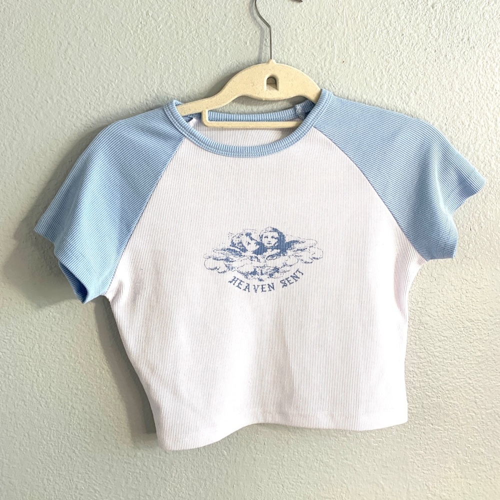 Heaven Sent Trendy Cropped Tee